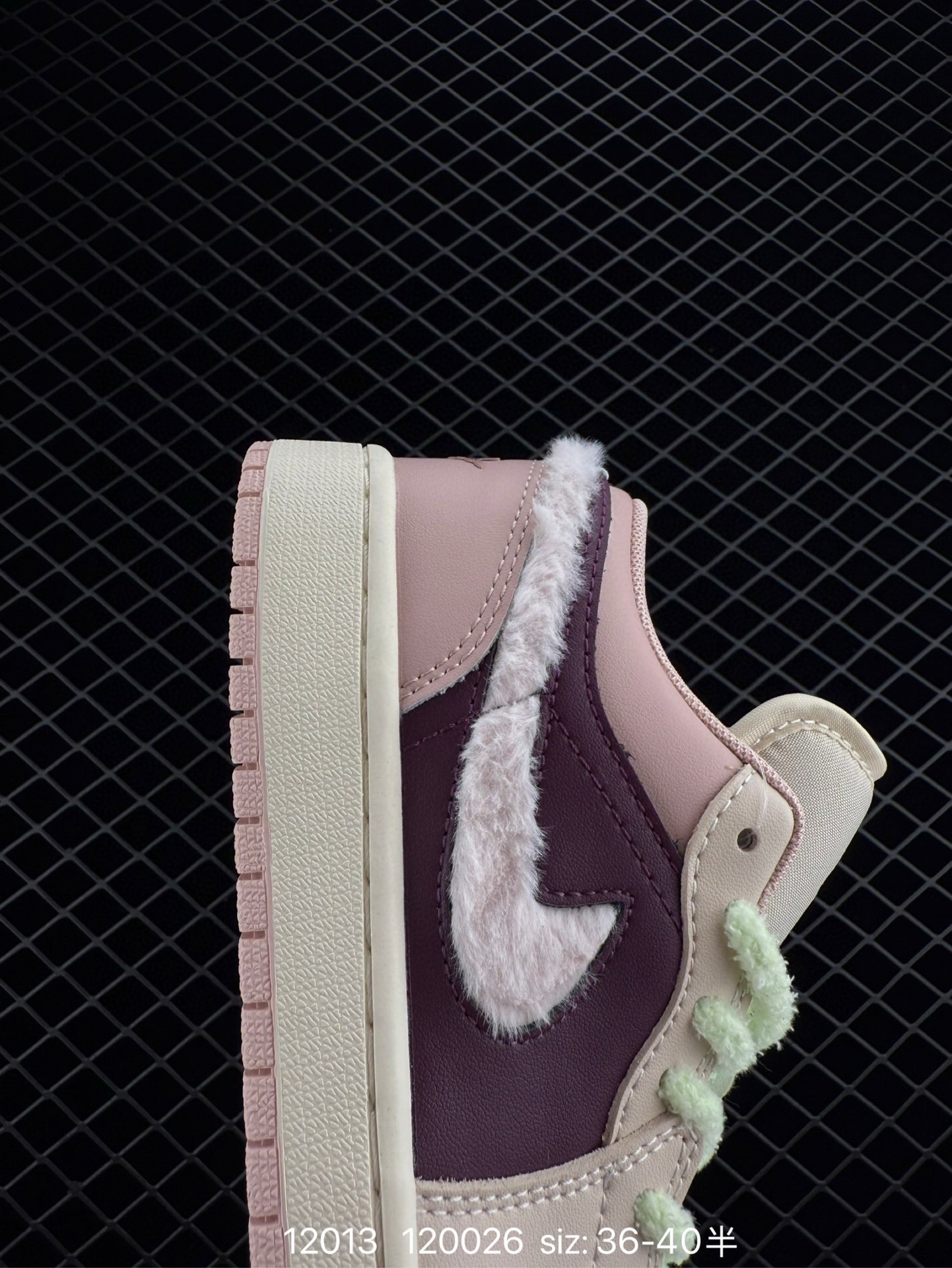 Jordan Air Jordan 1 Low “Fur Swoosh”